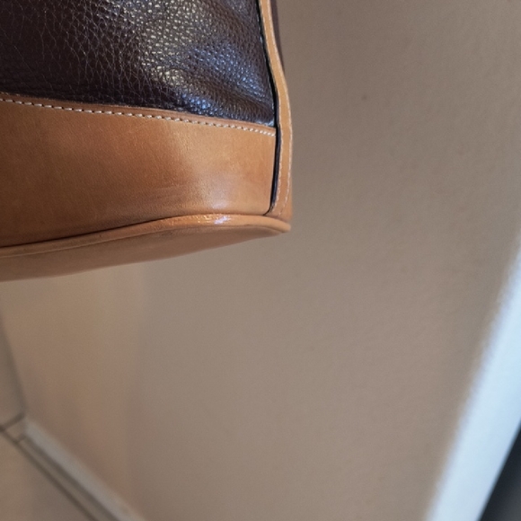 Ghurka Maroon Leather Bucket Bag - Picture 3 of 15